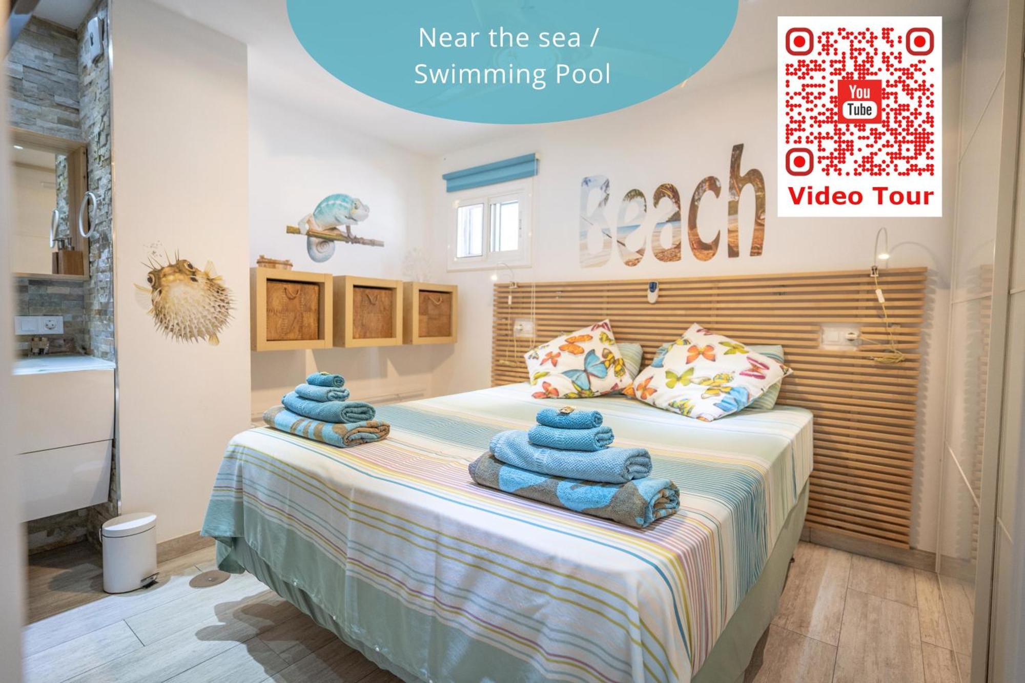 Go2Tenerife Apart'Cala Pool & Beach At 5 Mins Лос Кристианос Экстерьер фото